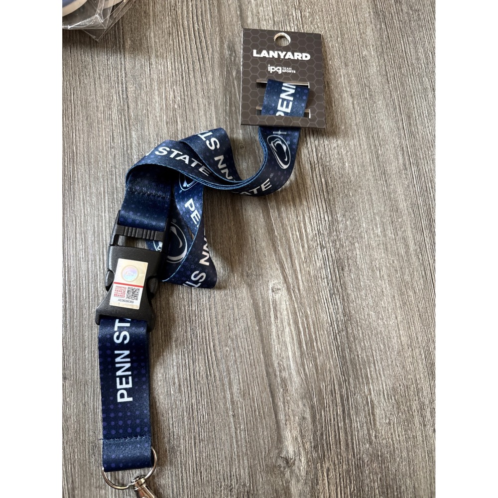 Penn State Nittany Lions Lanyard Navy Blue White IPG Team Sports NCAA New